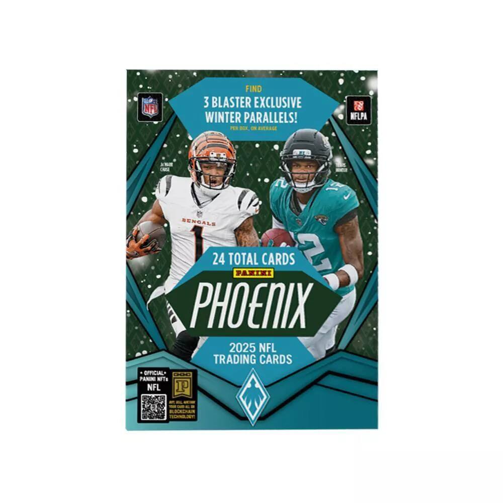 NFL FIND 3 BLASTER EXCLUSIVE WINTER PARALLELS! PER BOX - AVERAGE NFLPA 24 TOTAL CARDS S PAKIKI PHOENIX 2025 NFL TRADING CARDS OFFICIAL PANINI NFTs NFL P BLOCKCHAIN TECHNOLOGY!