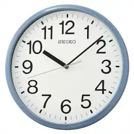 Seiko - 12" Office Wall Clock - Blue
