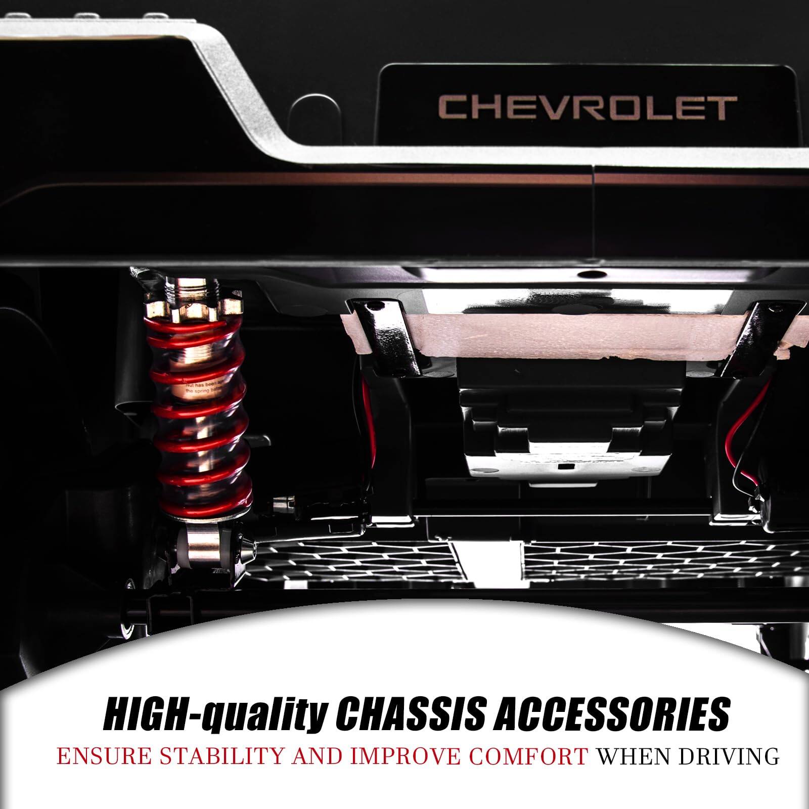CHEVROLET

HIGH-quality CHASSIS ACCESSORIES  
ENSURE STABILITY AND IMPROVE COMFORT WHEN DRIVING