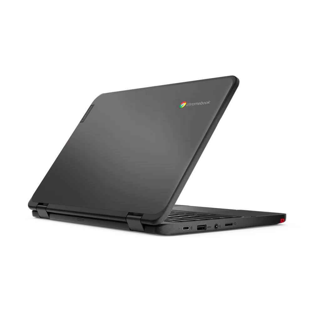 Back. Lenovo - Lenovo 500e G3 11.6" Touch Chromebook Intel Celeron N4500 4GB 32GB eMMC Chrome OS - Grey.
