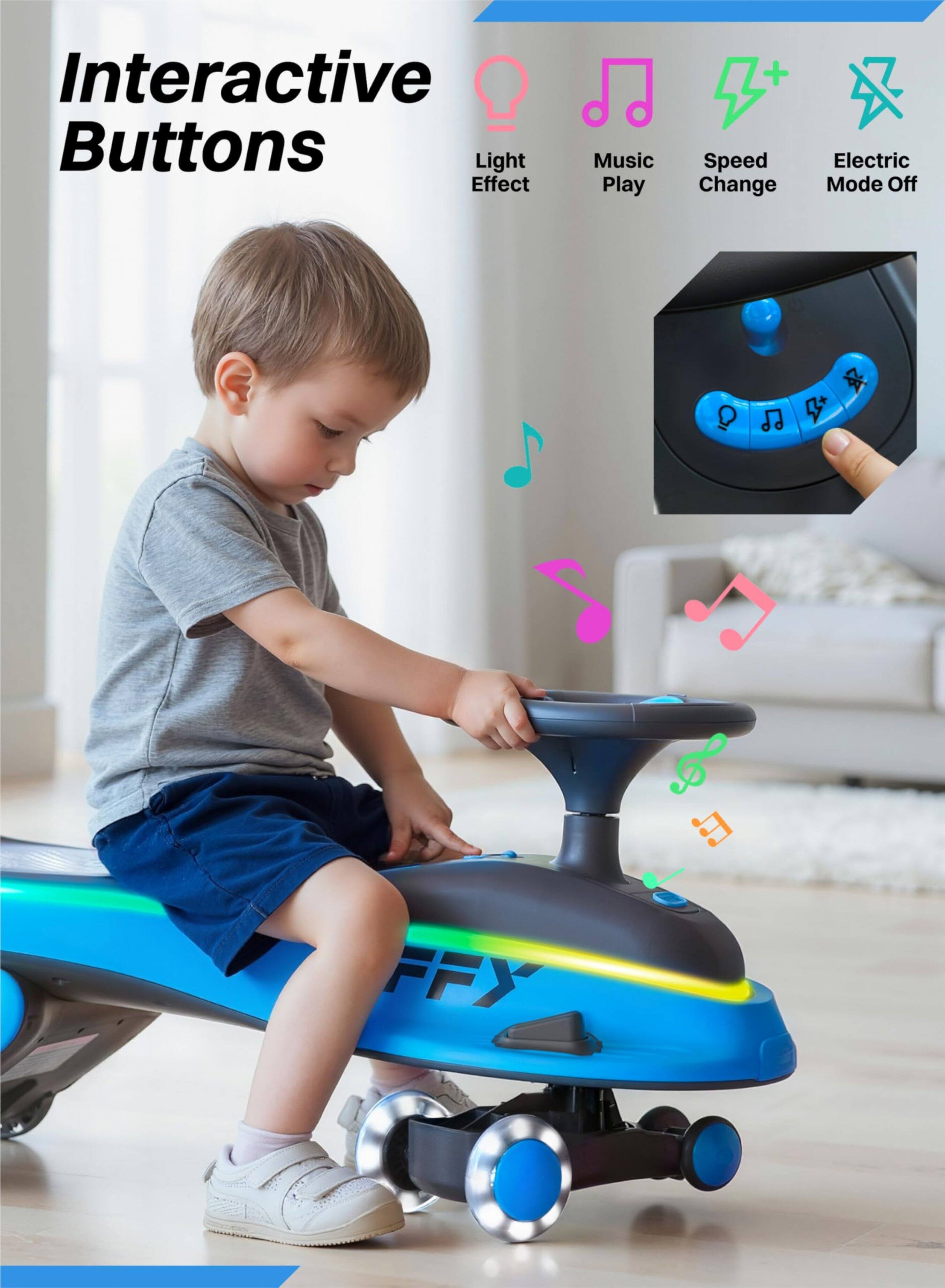 Interactive Buttons

Light Effect
Music Play
Speed Change
Electric Mode Off