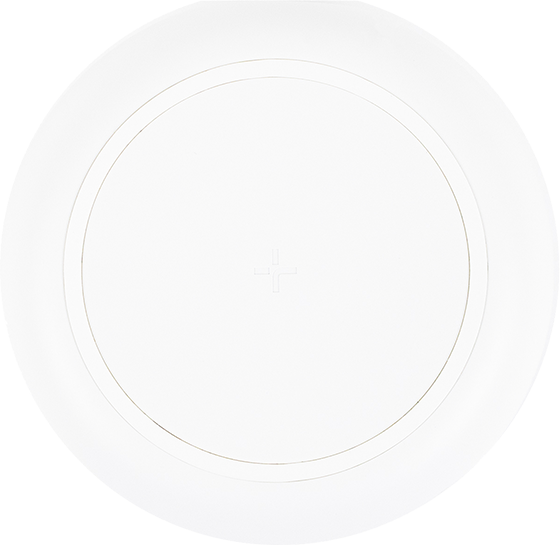 Front. TYLT - Tylt Multi Port 100W Power delivery Hub with Wireless charging 3 USB-C + 1 USB-A Ports & Wireless Charging White - White.