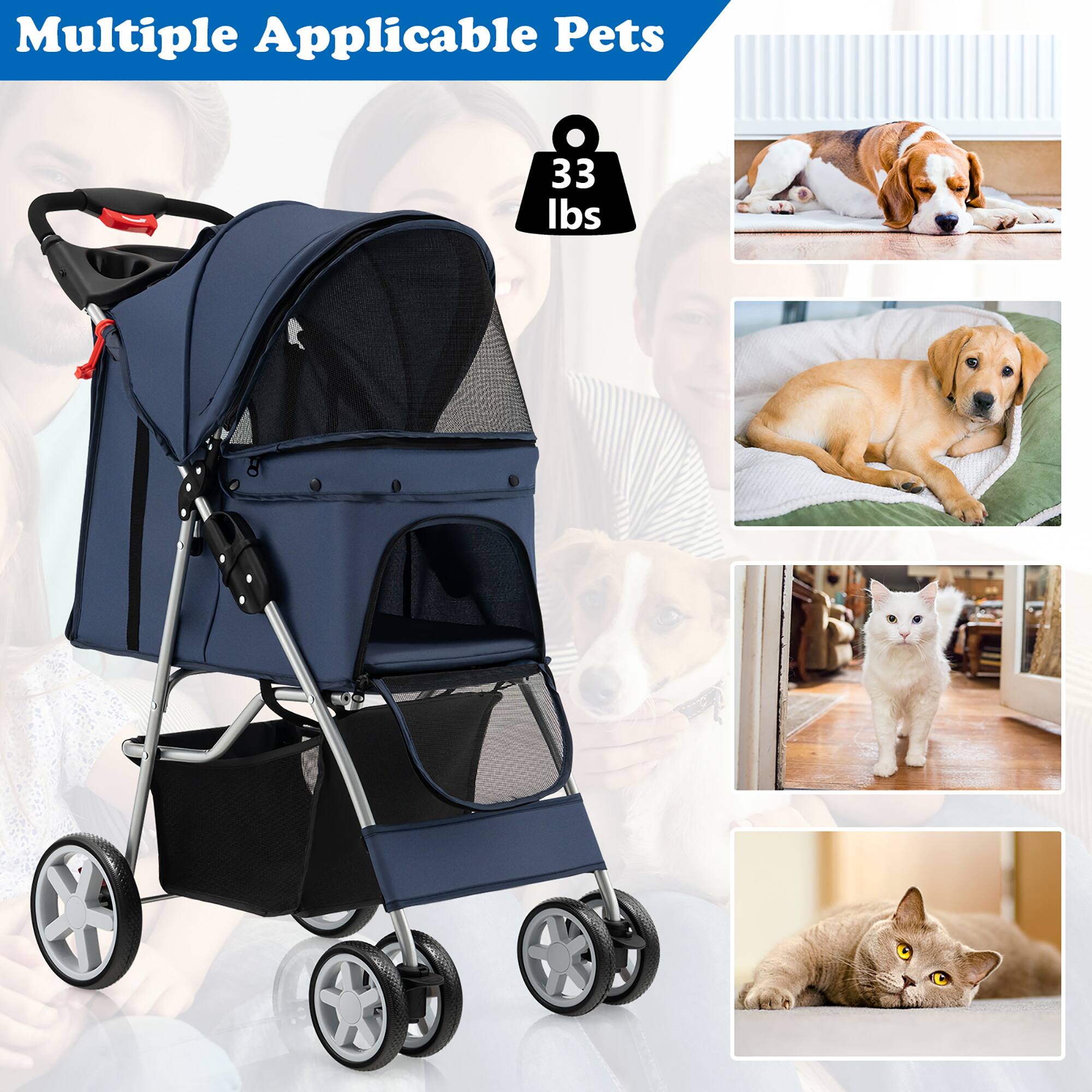 Multiple Applicable Pets  
33 lbs