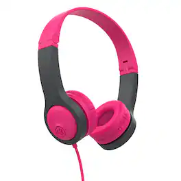 JLab - JBuddies Folding Gen 2 Kids Headphones - Pink/Gray