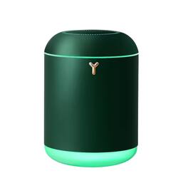 Cluzine - Humidifier Mini USB Desktop Home Air Purification Large Mist 7-Color Quiet - Green
