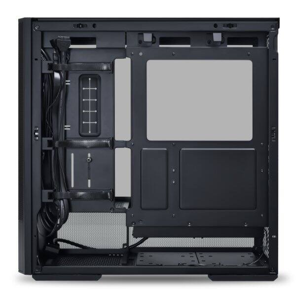 Back. Lian Li - LIAN LI LANCOOL 207RX ATX RGB Case, 2x140mm ARGB + 2x120mm PWM Fans, Tempered Glass (Black) - Black.