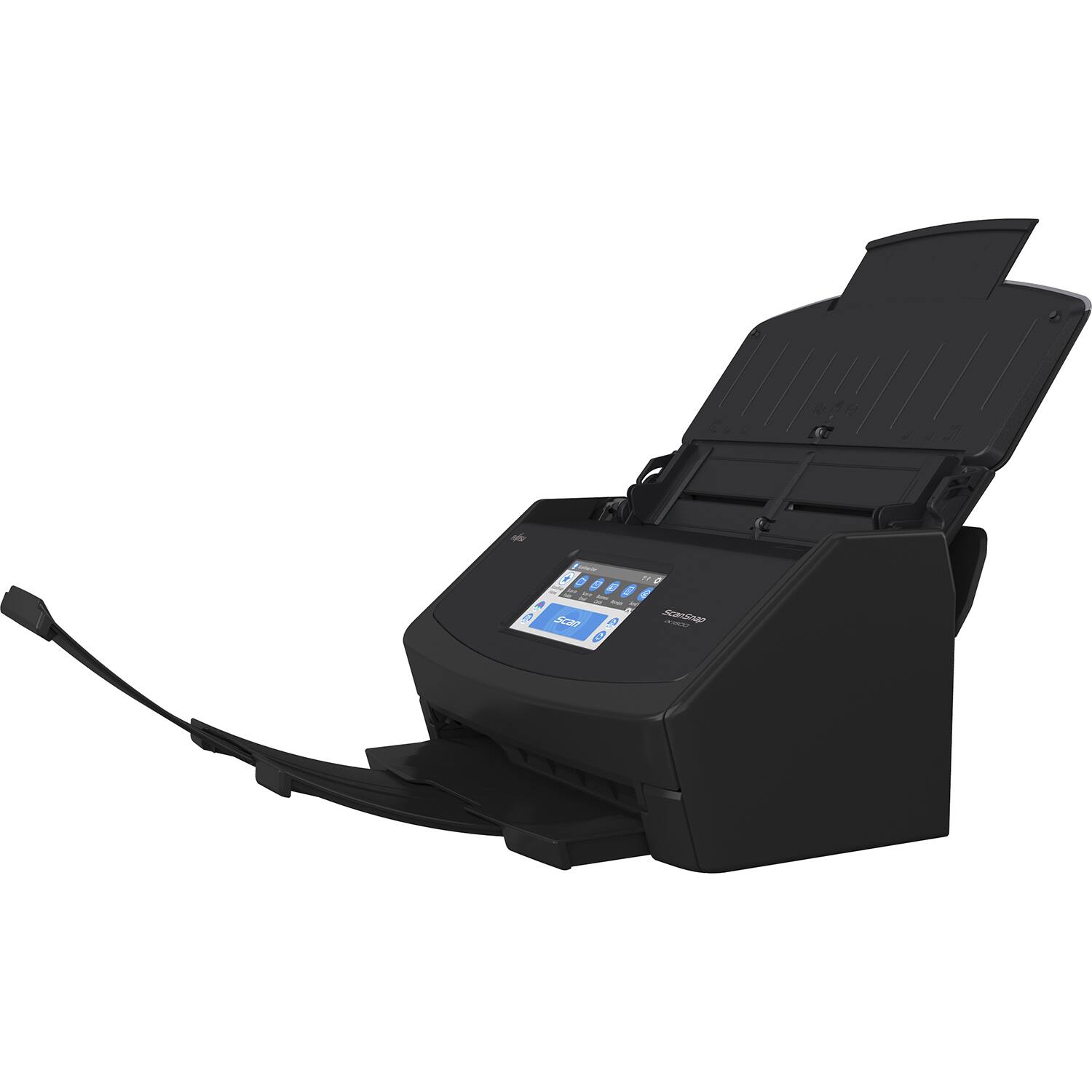 The text on the image reads:

"Scan
Fax
Copy
Print"