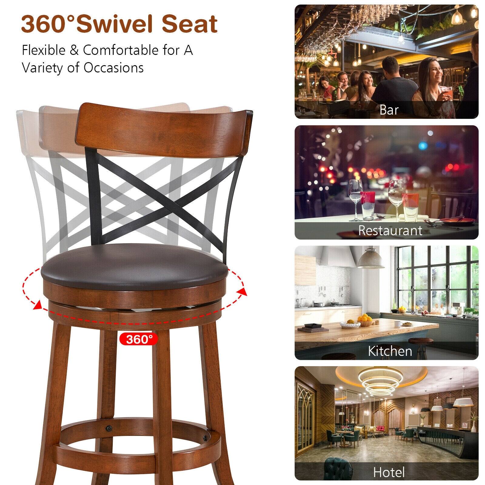 360° Swivel Seat Flexible & Comfortable for A Variety of Occasions

Bar
Restaurant
Kitchen
Hotel