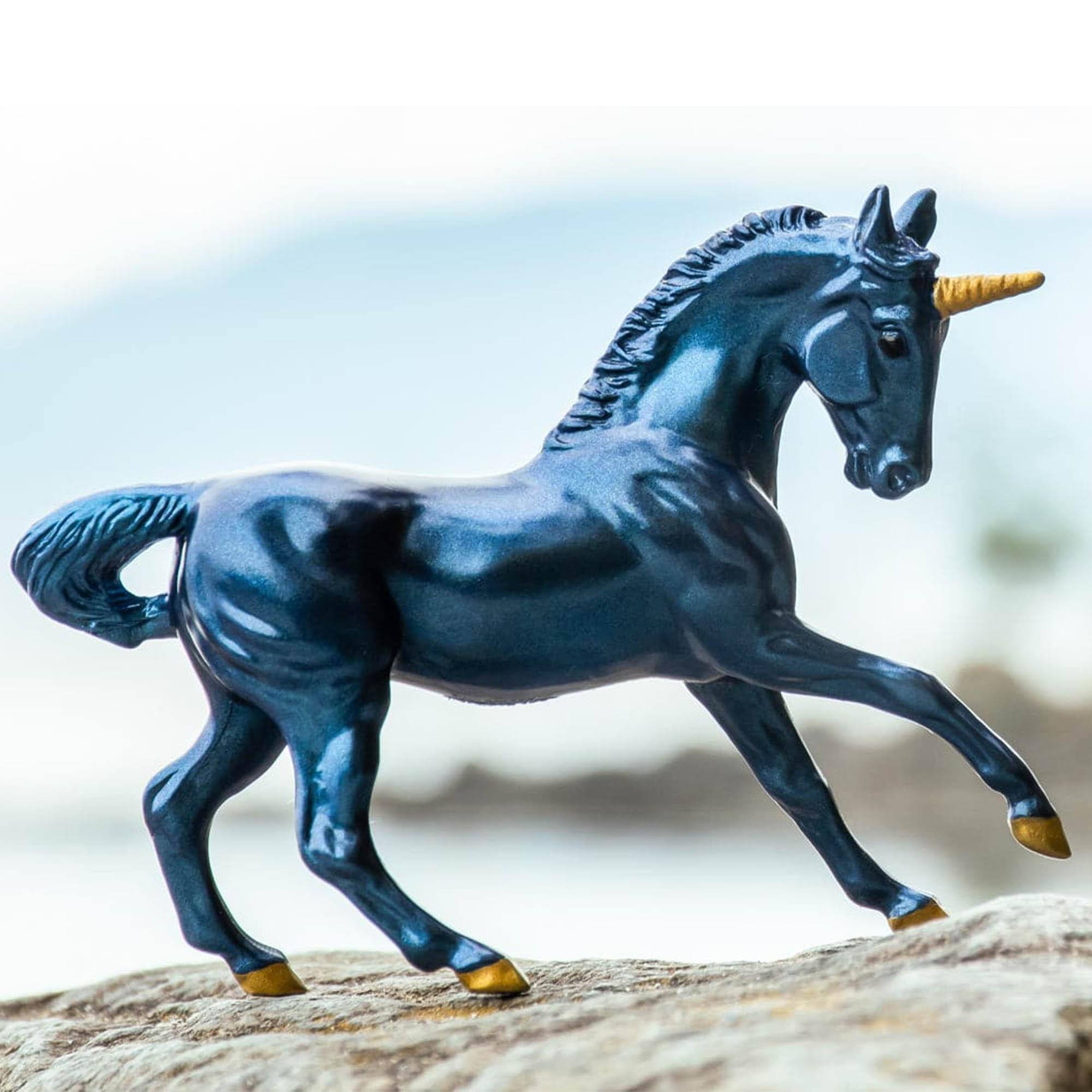 Alt View 10. Breyer - Breyer Unicorn Treasures 1:32 Scale Model Horse | Topaz - Yellow.
