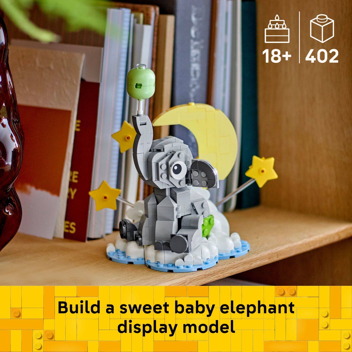 18+ 402

Build a sweet baby elephant display model