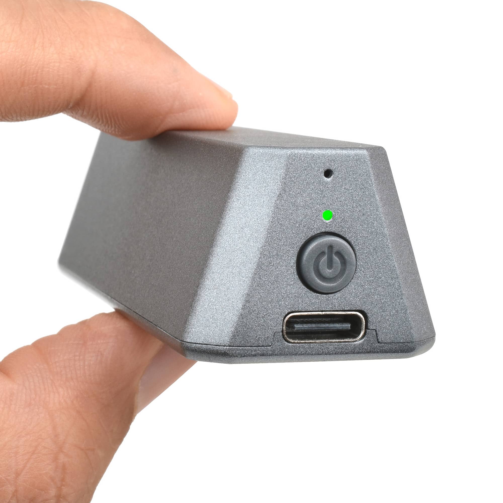 Knight Security - SNYPER LONGEST LASTING (28 Day Battery + 128GB / 1600 Hour Storage) Voice Activated Recorder. MAGNETIC Voice Recorder - Metallic Gray