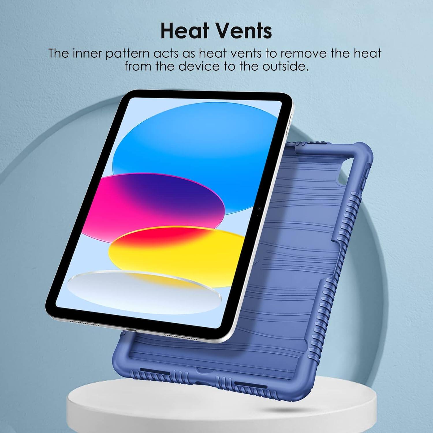 Heat Vents

The inner pattern acts as heat vents to remove the heat from the device to the outside.
