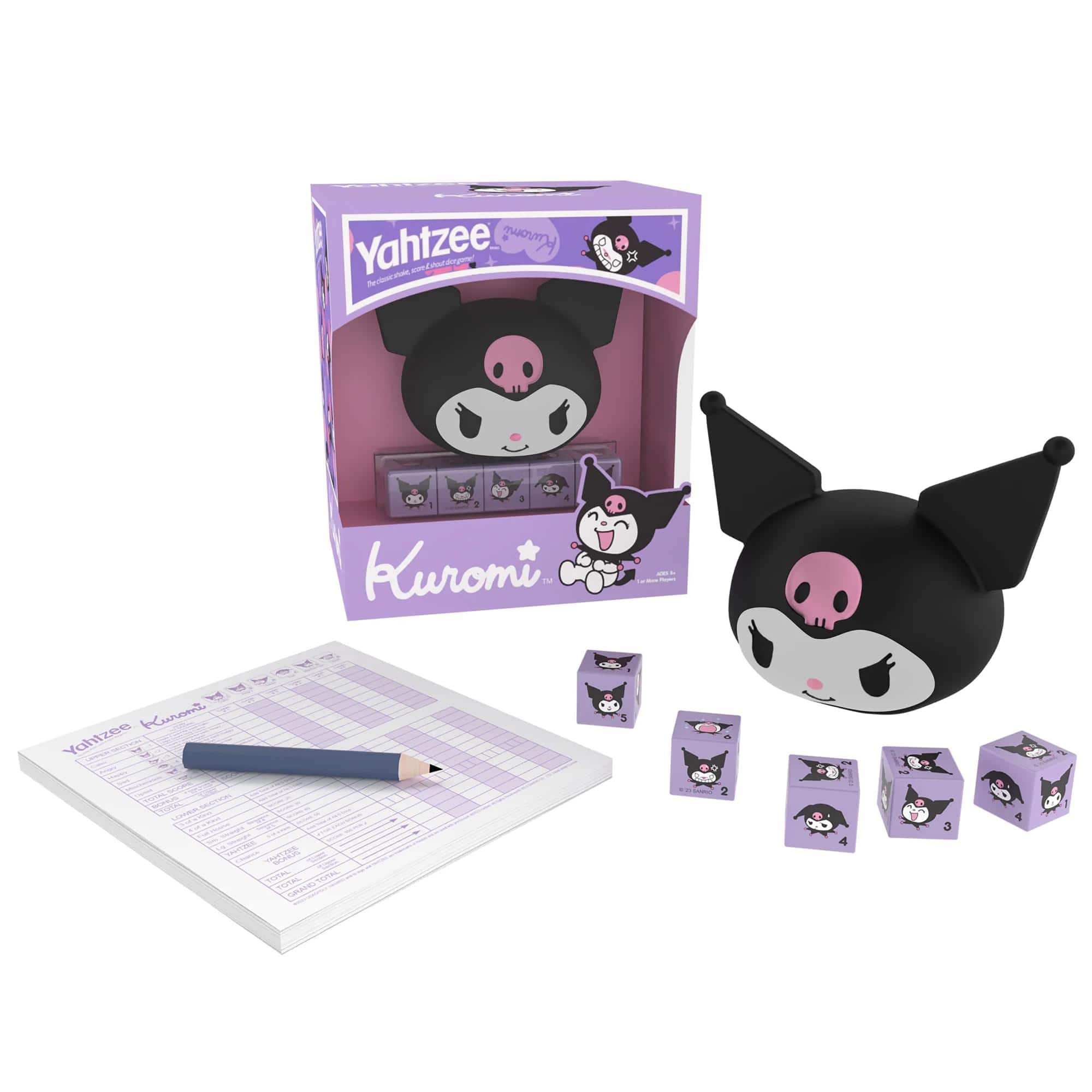 USAoploy - Sanrio Hello Kitty and Friends Kuromi Yahtzee Dice Game