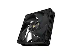 Front. ASUS - ASUS ProArt PF120 120mm PWM Fan, 3000RPM, High Airflow/Static Pressure, Daisy-Chain Design - Black.