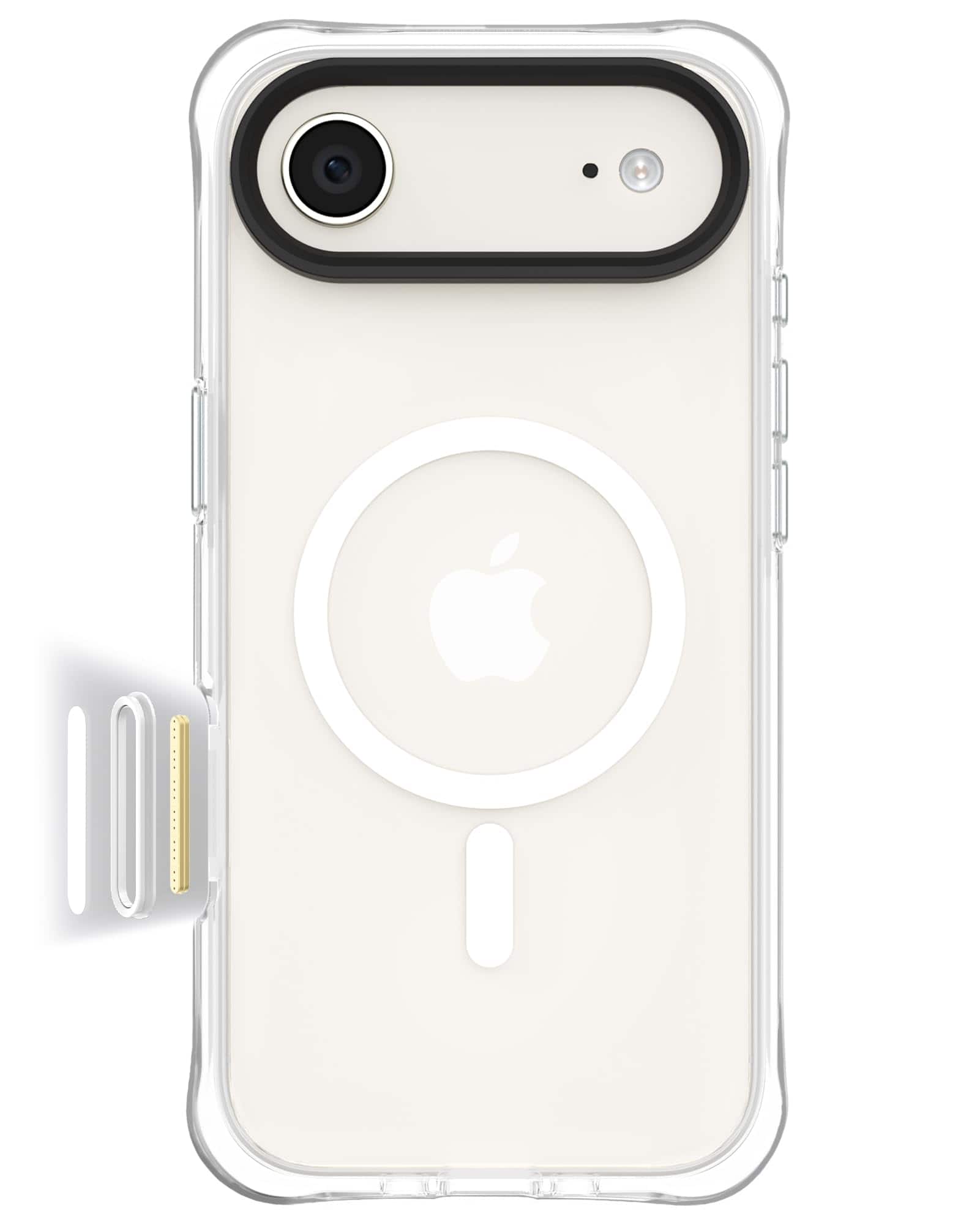 Ornarto - Air Case for iPhone Air Clear with MagSafe | Camera Control Button | Built-in Air Phone Cover - White