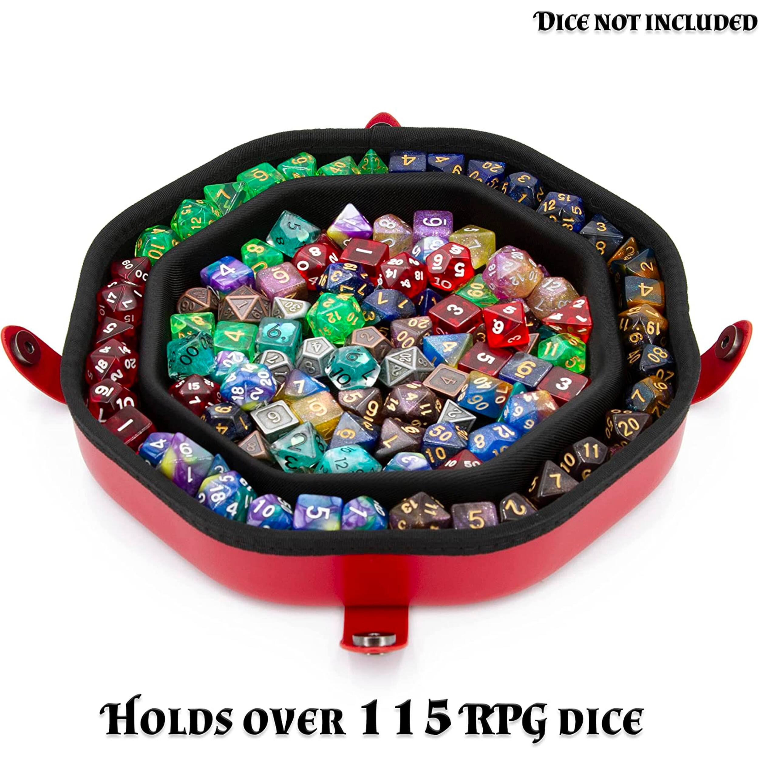 DICE NOT INCLUDED

HOLDS OVER 115 RPG DICE