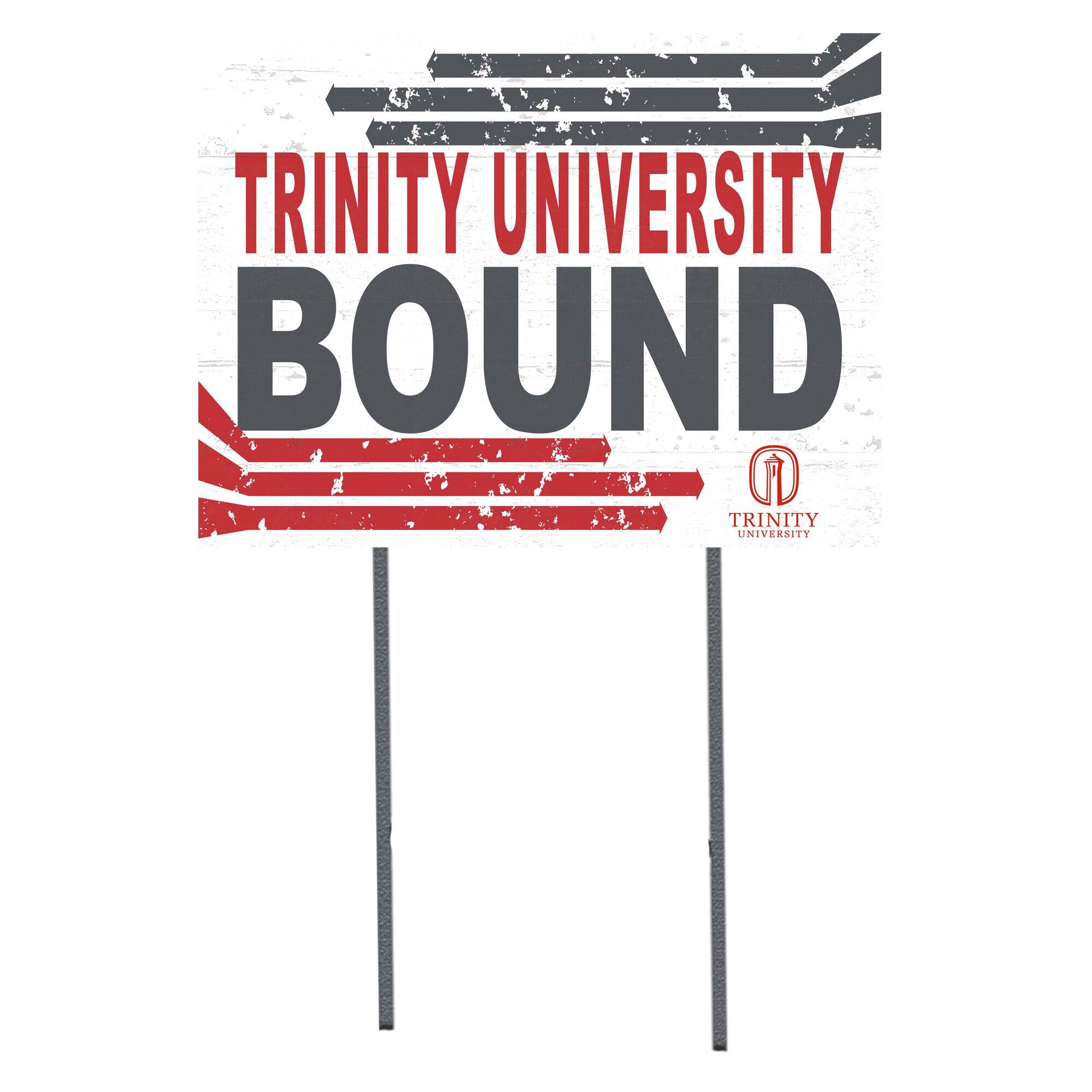 White Trinity Tigers 18" x 24" Bound Yard Sign