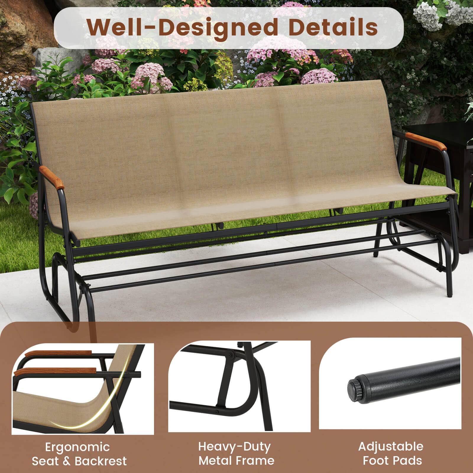 Well-Designed Details
Ergonomic Seat & Backrest
Heavy-Duty Metal Frame
Adjustable Foot Pads