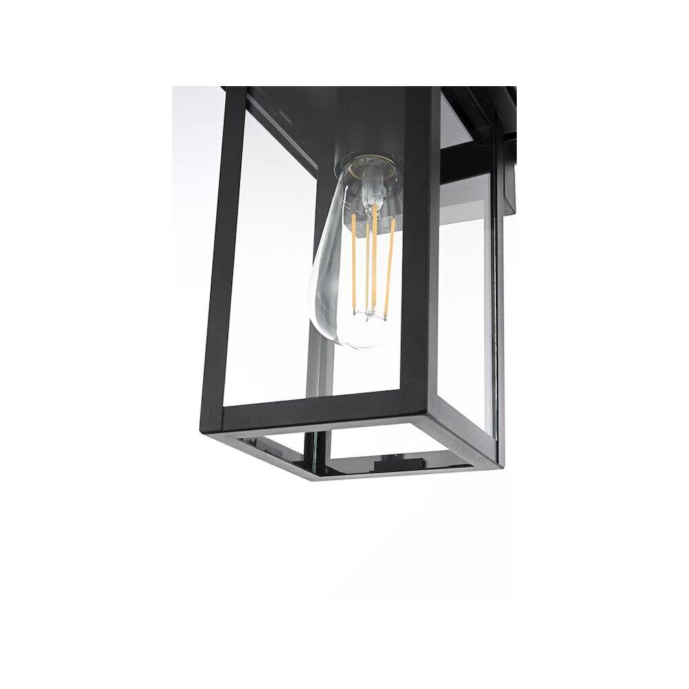 Alt View 1. Elegant Lighting - Venango 7 inch Outdoor Pendant in Black - Black.