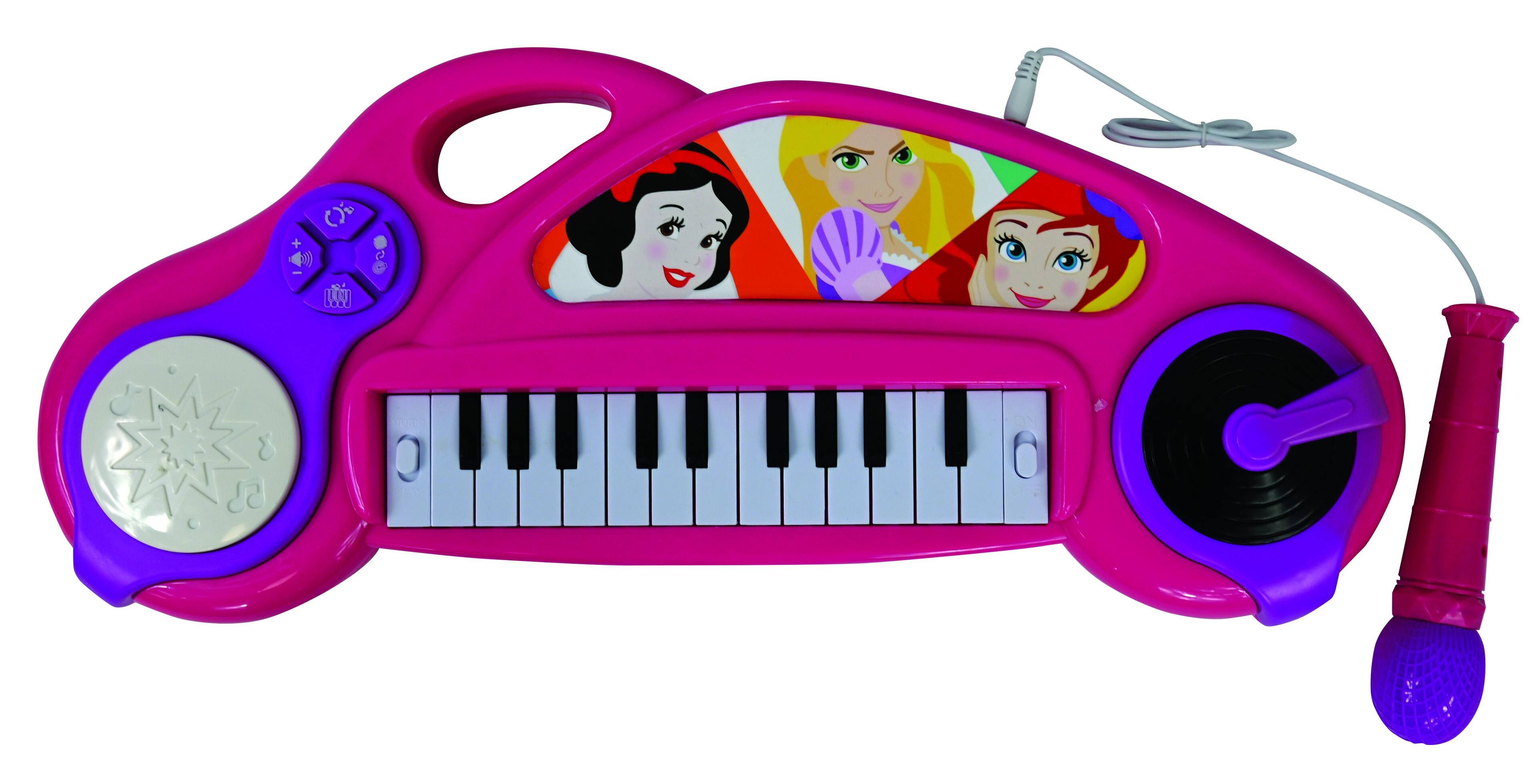 Alt View 4. Lexibook - Disney Princess Fun Electronic Keyboard with Lights.