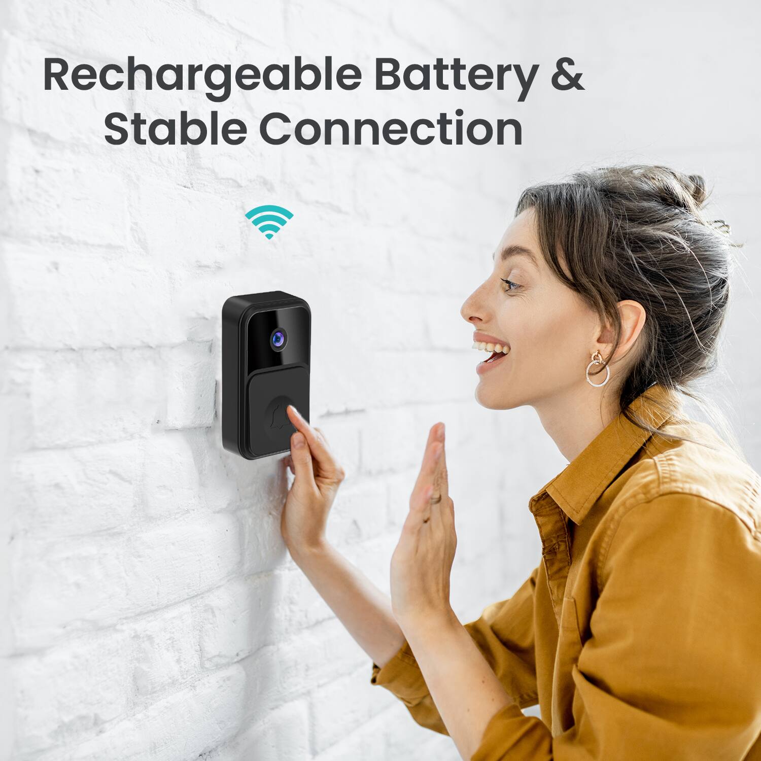 Rechargeable Battery & Stable Connection