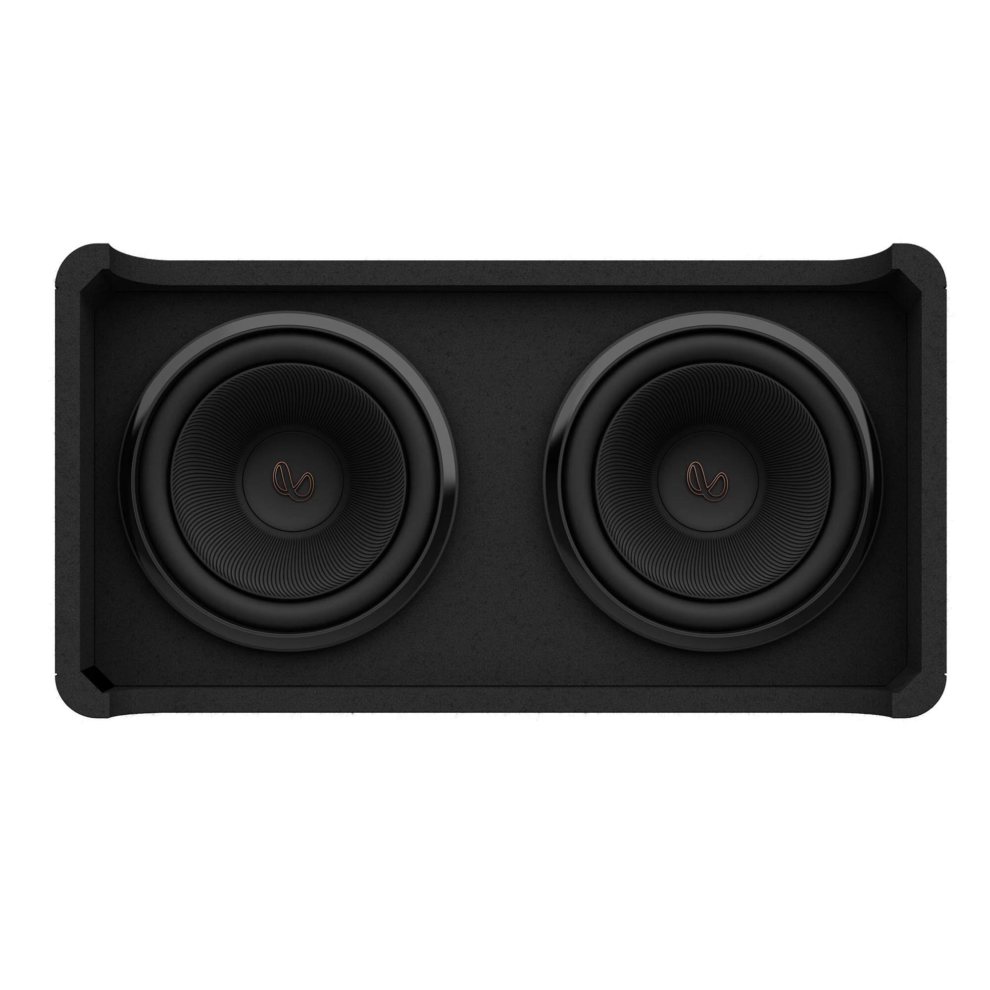 Alt View 1. Infinity - INFINITY REFERENCE 1200D Dual 12" Ported enclosure with Slip Stream port - Black.