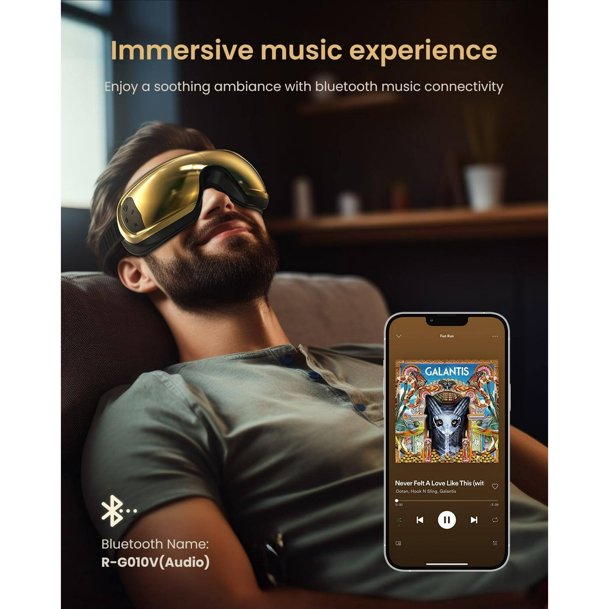 Immersive music experience  
Enjoy a soothing ambiance with bluetooth music connectivity  

GALANTIS  
Bluetooth Name: R-G010V(Audio)  
Never Felt a Love Like This (wit Doton, Hook N Sling, Galantis)