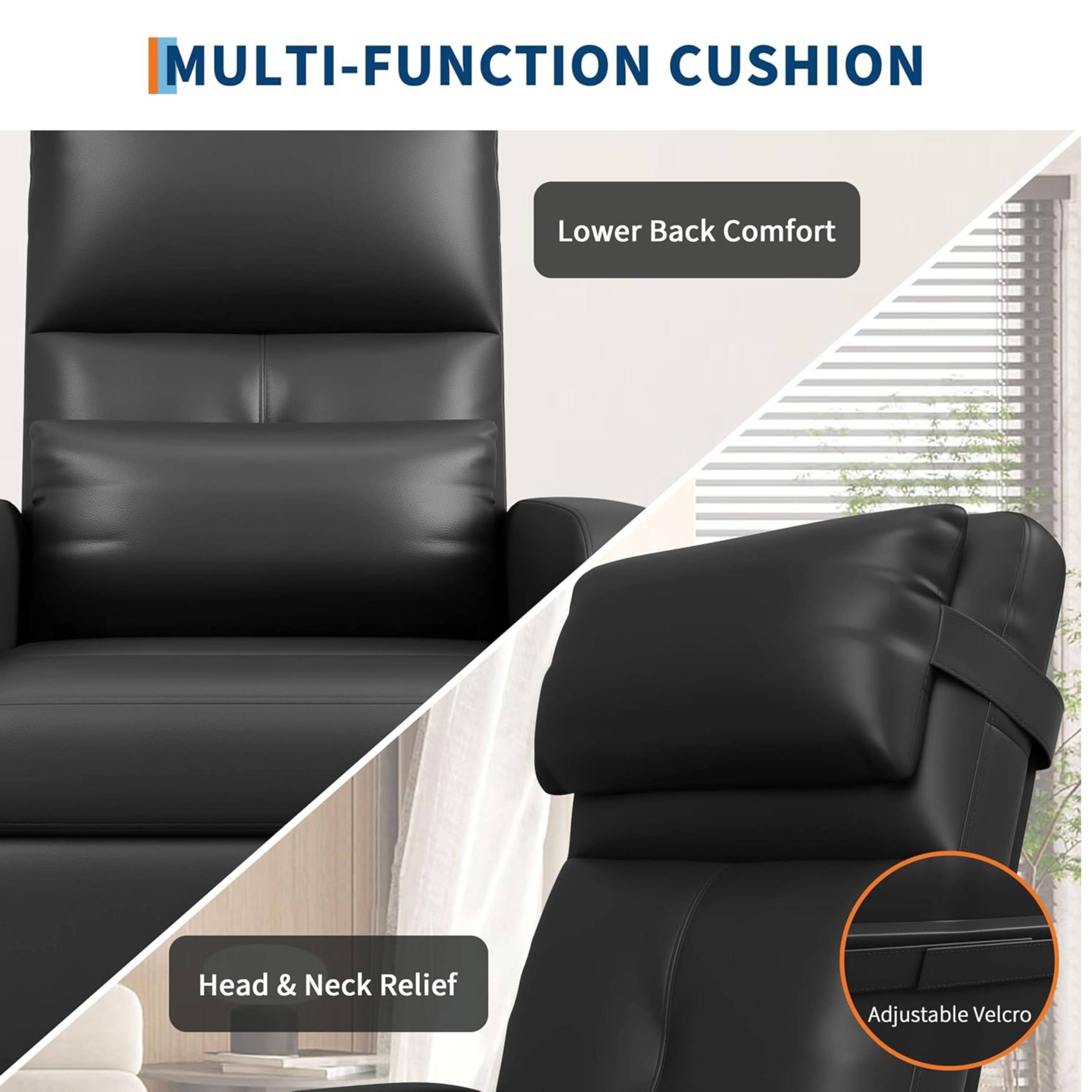 MULTI-FUNCTION CUSHION

- Lower Back Comfort
- Head & Neck Relief
- Adjustable Velcro