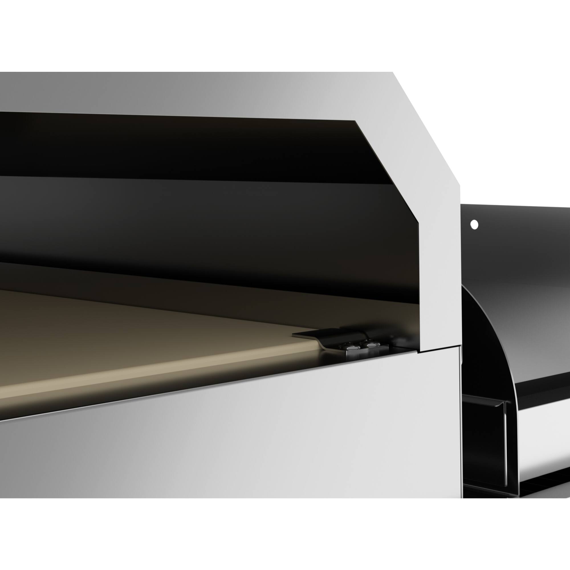 Alt View 6. Koolmore - 60 in. 8-Burner Commercial Outdoor Propane Gas Grill with 30 in. Griddle and 30 in. Pizza Oven in Stainless-Steel - Stainless Steel.