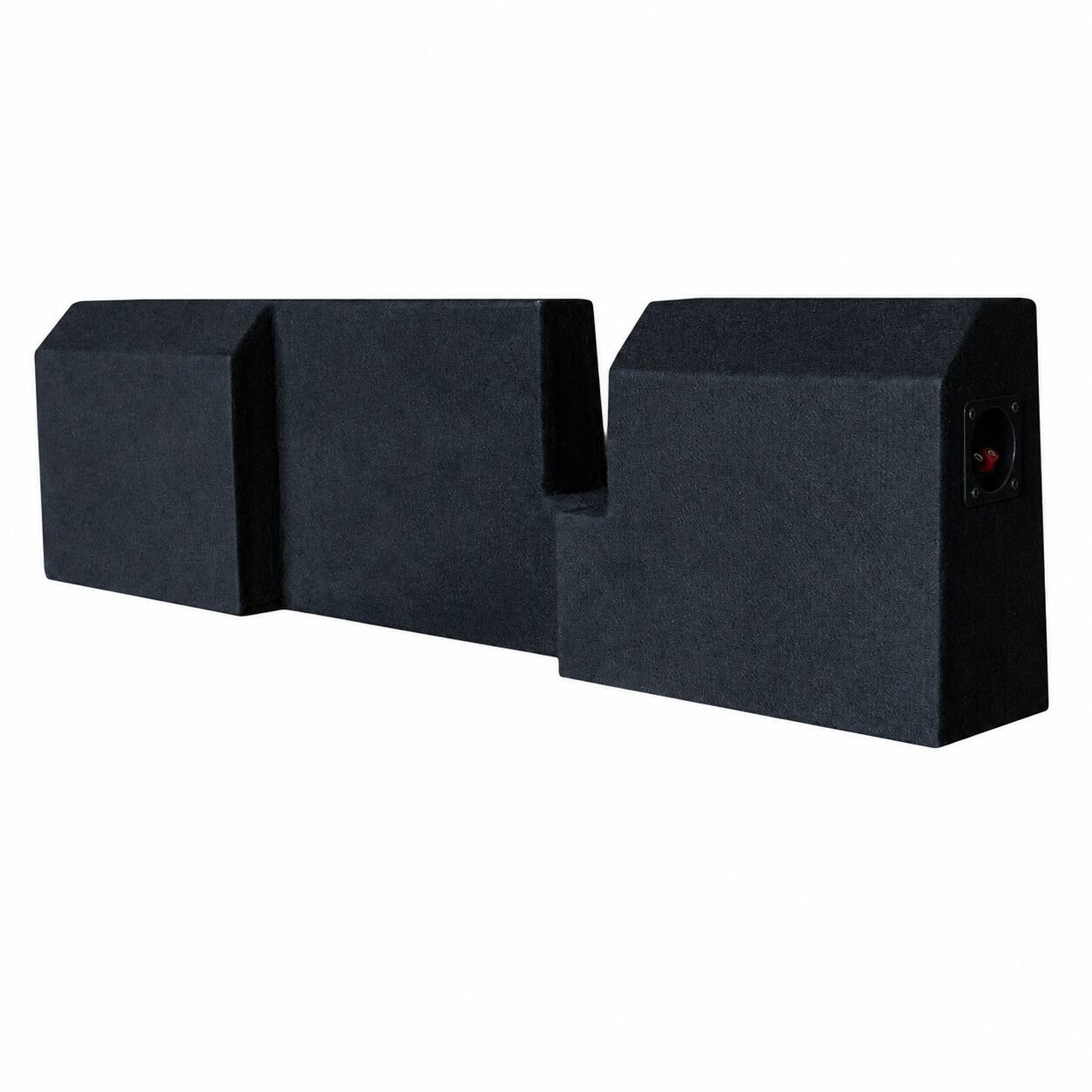 Alt View 3. SoundBox - SoundBox LCE-F003/12U, Ford F150 SuperCab / SuperCrew Dual 12 Subwoofer Enclosure, 2004-2008.