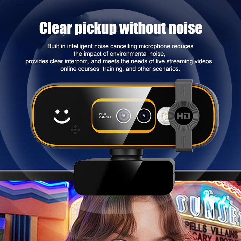 Clear pickup without noise

Built in intelligent noise cancelling microphone reduces the impact of environmental noise, provides clear intercom, and meets the needs of live streaming videos, online courses, training, and other scenarios.

DUAL CAMERA HD

SUNSET
SPELLS VILLAINS
CARRY APO
