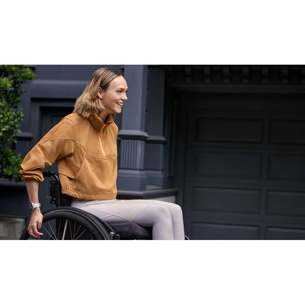 Alt View 3. Garmin - Venu 3 Fitness GPS Smartwatch Silver/Whitestone + 2 Year Extended Warranty Bundle - Silver Stainless Steel|Whitestone.