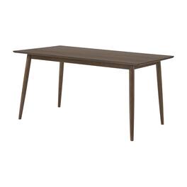Alaterre Furniture - 59 in. Wood Mid Century Modern Dining Table - Warm Walnut