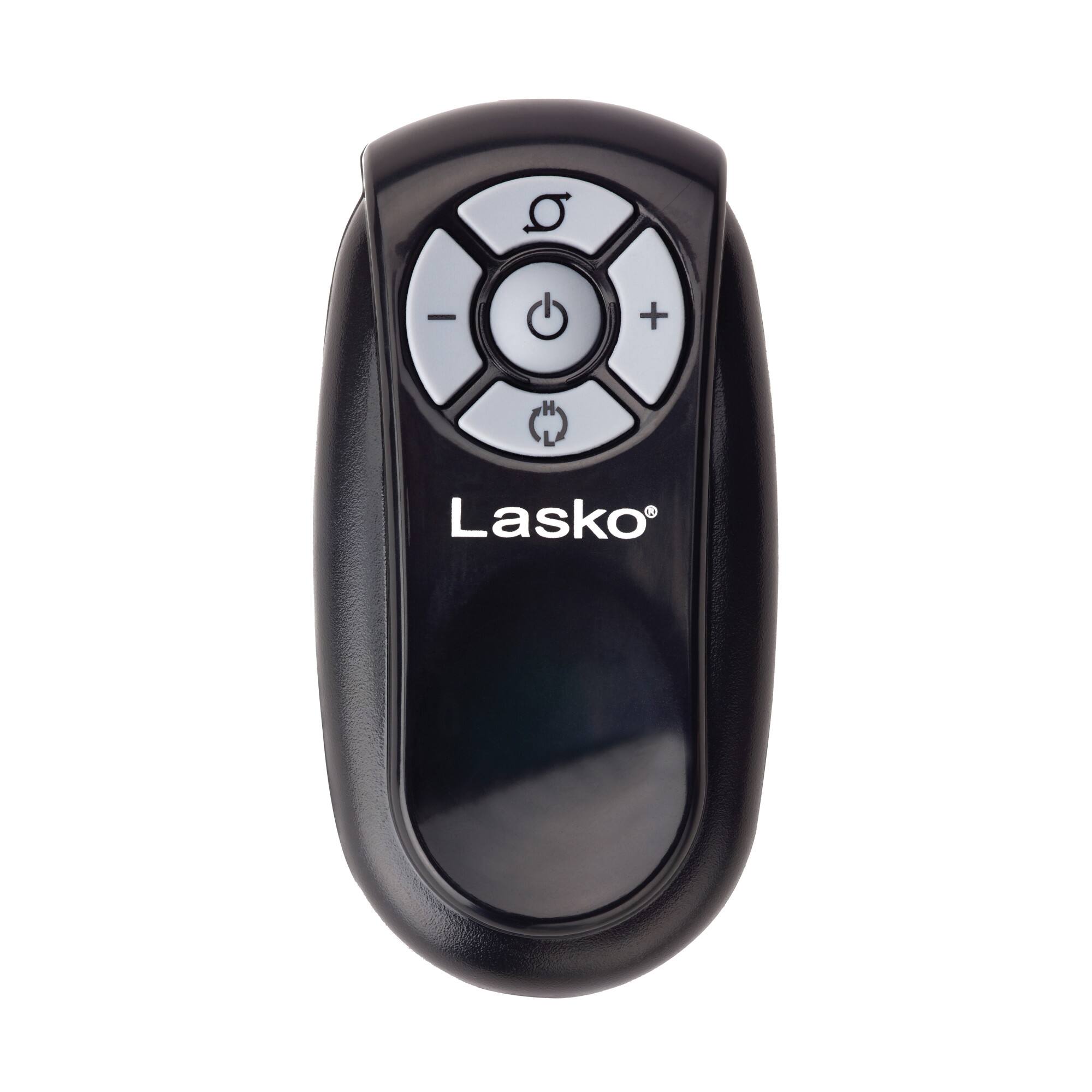 Alt View 7. Lasko - 22" 1500-Watt Oscillating Full-Circle Warmth Ceramic Tower Space Heater with Remote Control, CT22360 - Black.
