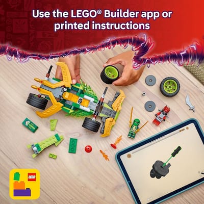LEGO NINJAGO Lloyd's Pull Back Race Car Building Toy 71828 6526899 LEGO NINJAGO Lloyd's Pull Back Race Car Building Toy 71828 6526899