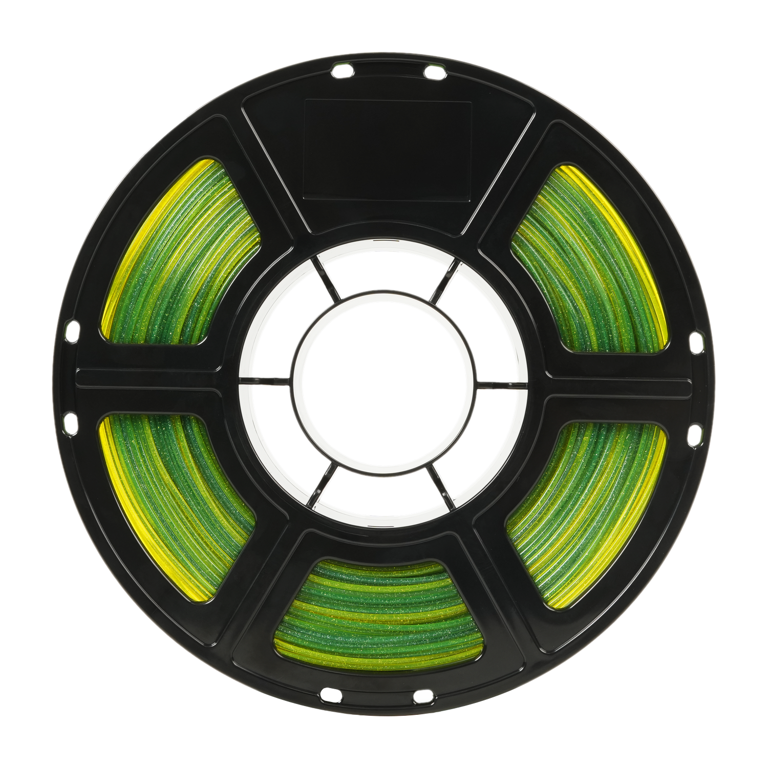 Alt View 5. Flashforge - PLA Crystal Rainbow 3D Printer Filament-1.75mm-1kg (2.2 lbs) Spool - Summer Night Fireflies.