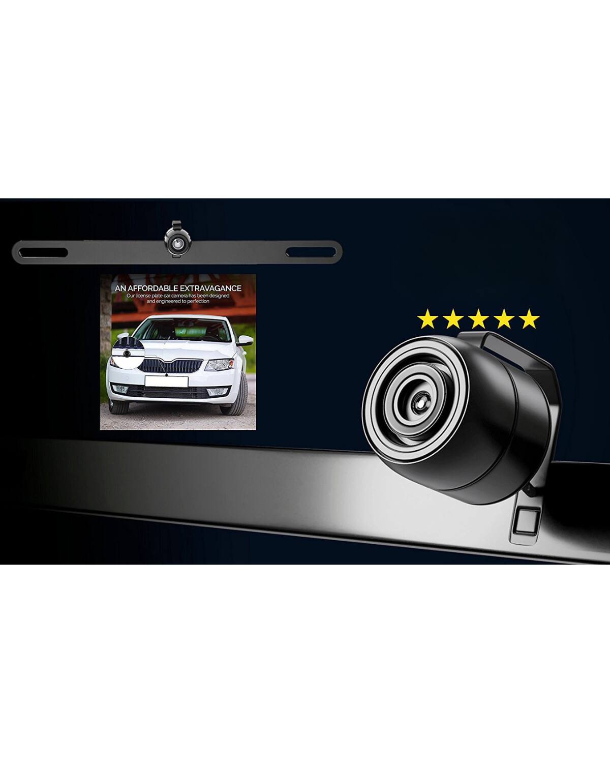 AN AFFORDABLE EXTRAVAGANCE  
Our license plate car camera has been designed and engineered to perfection