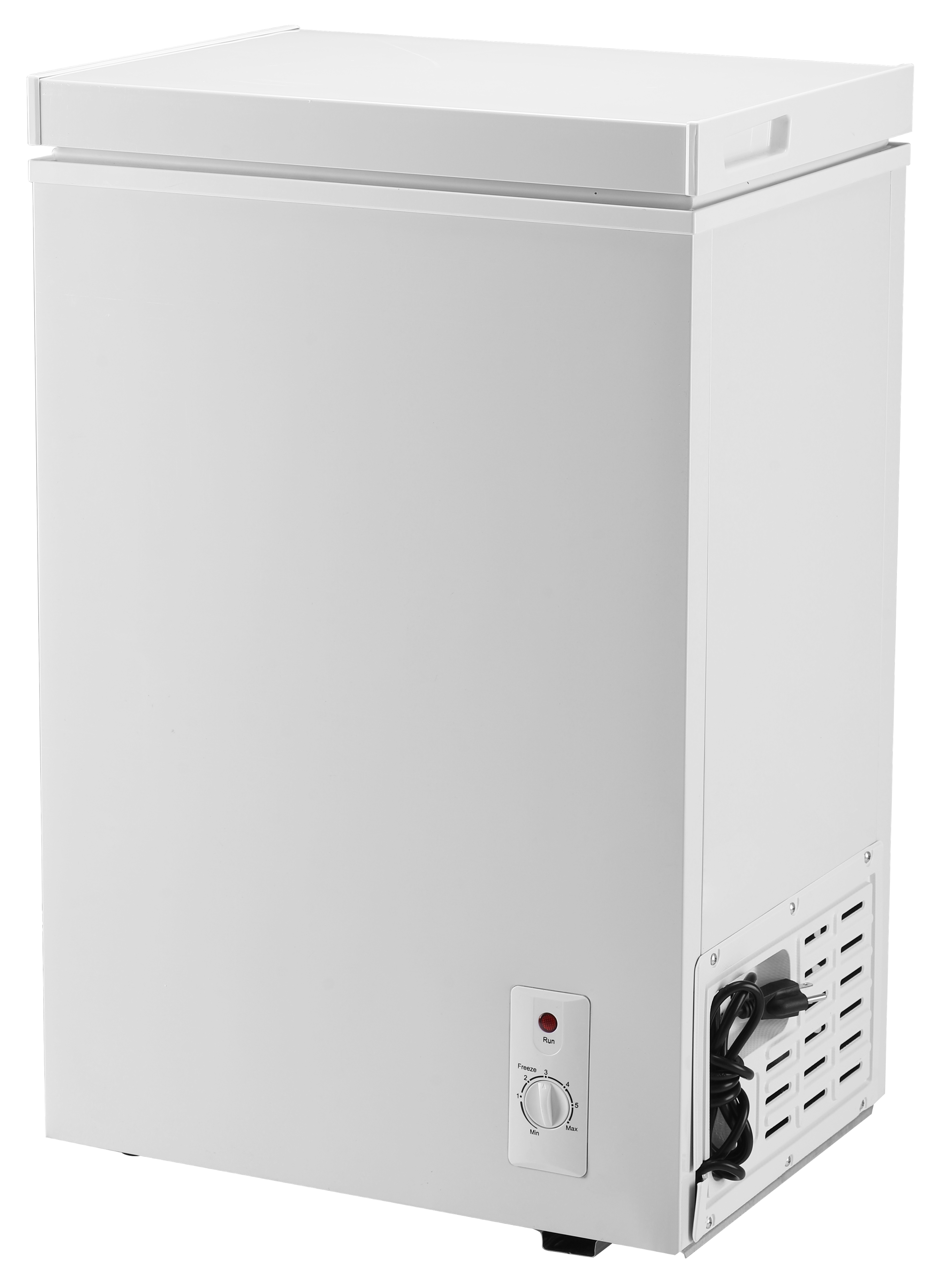 Alt View 2. Loheer - 2.8 Cu. Ft. Compact Chest Freezer with Adjustable Thermostat & Removable Basket - WHITE.