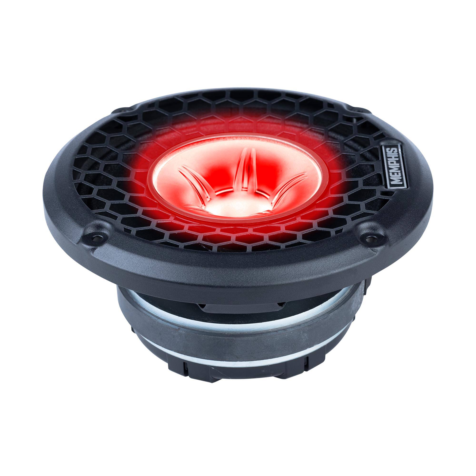 Alt View 1. Memphis Car Audio - Memphis Audio SRXP62WTV2 SRX Pro 6.5" 125w 4ohm 2 way Coaxial Speakers - Sold Individually - Black/Gray.