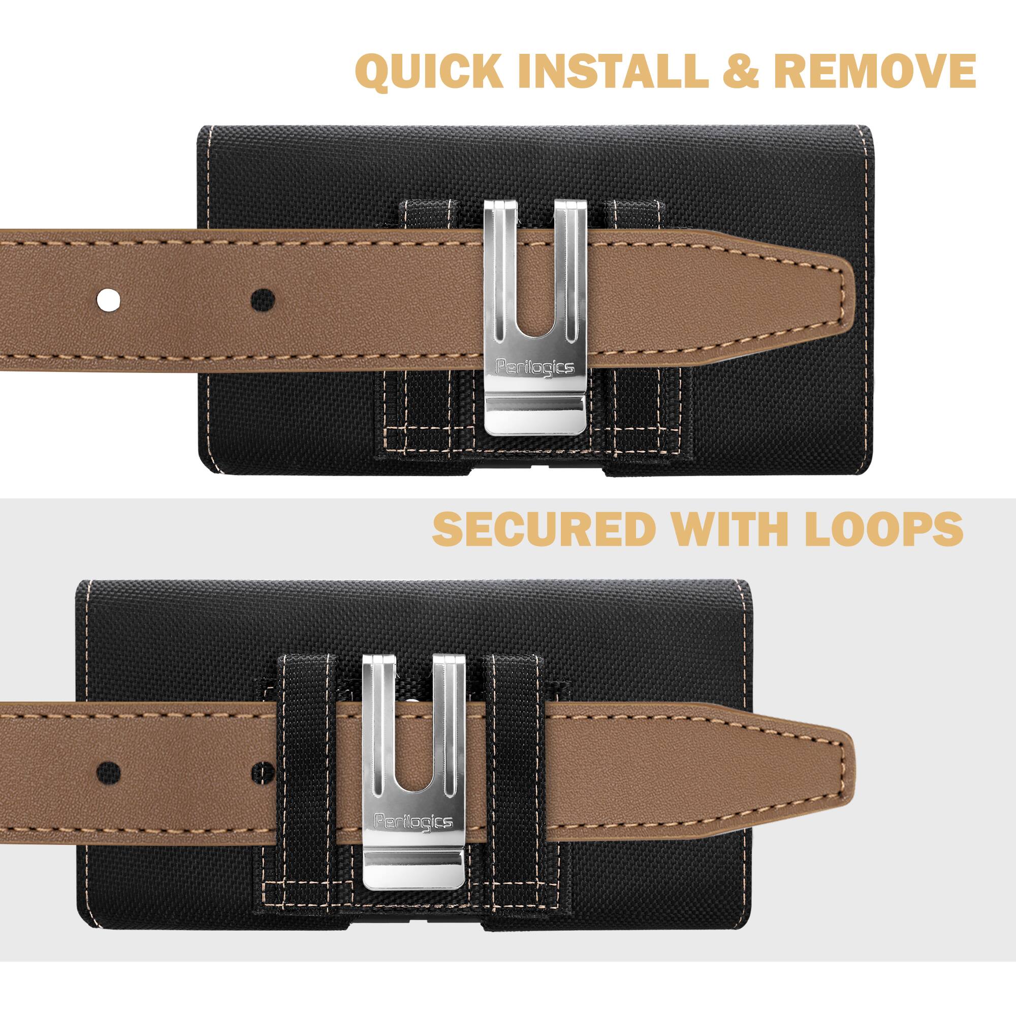 QUICK INSTALL & REMOVE  
SECURED WITH LOOPS