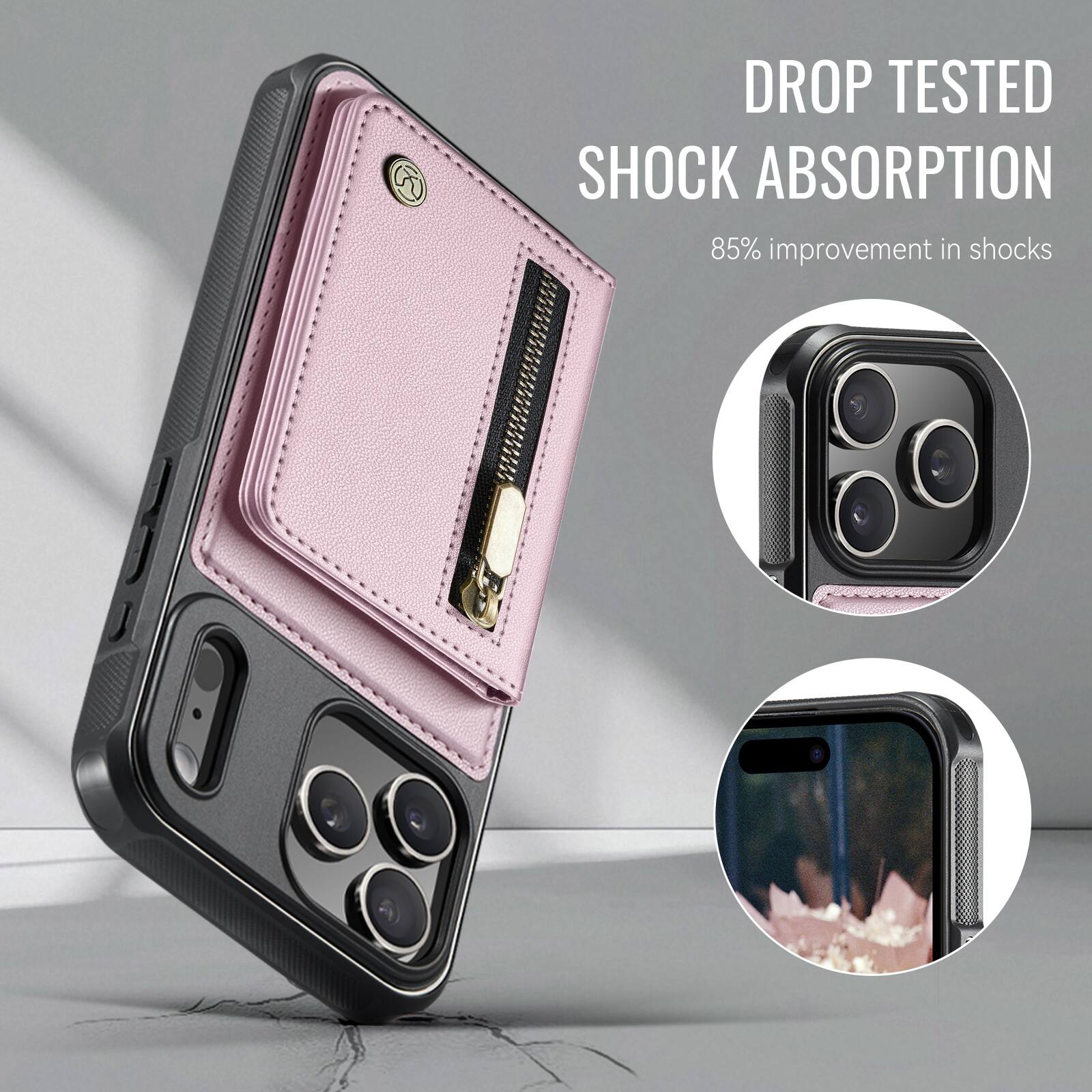 DROP TESTED SHOCK ABSORPTION  
85% improvement in shocks