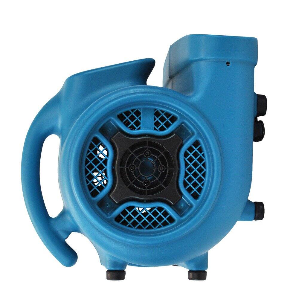 Alt View 1. XPOWER - P-400 1/4 HP 1600 CFM 3 Speed Air Mover, Carpet Dryer, Floor Fan, Blower - Blue.