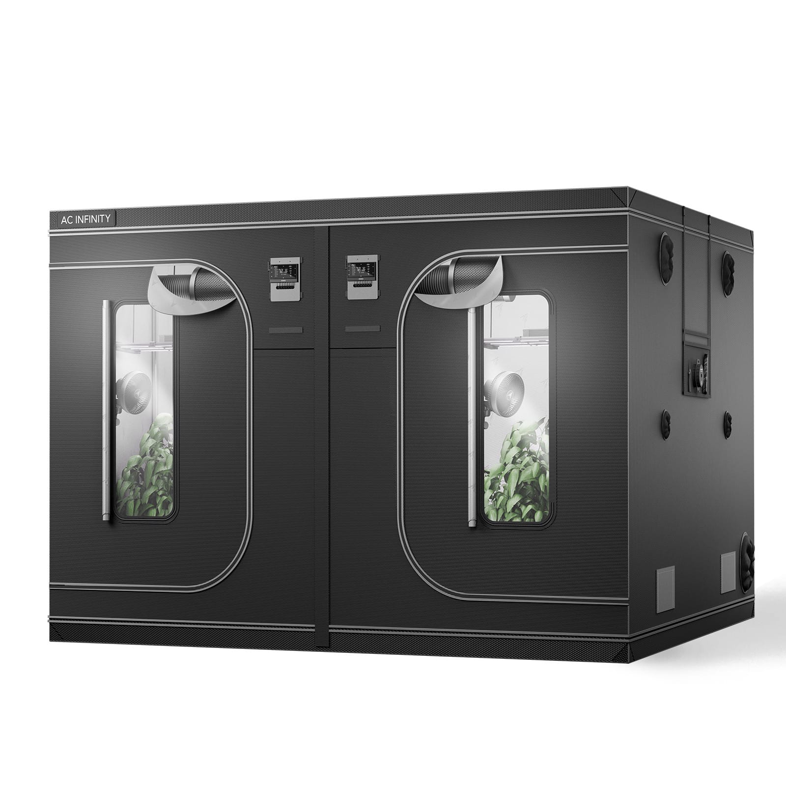 AC Infinity - CLOUDLAB 899, Advance Grow Tent 8x8, Thickest Poles and Canvas 96" x 96" x 80"