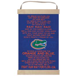 Jardine - Florida Gators Fight Song Banner Sign - Blue