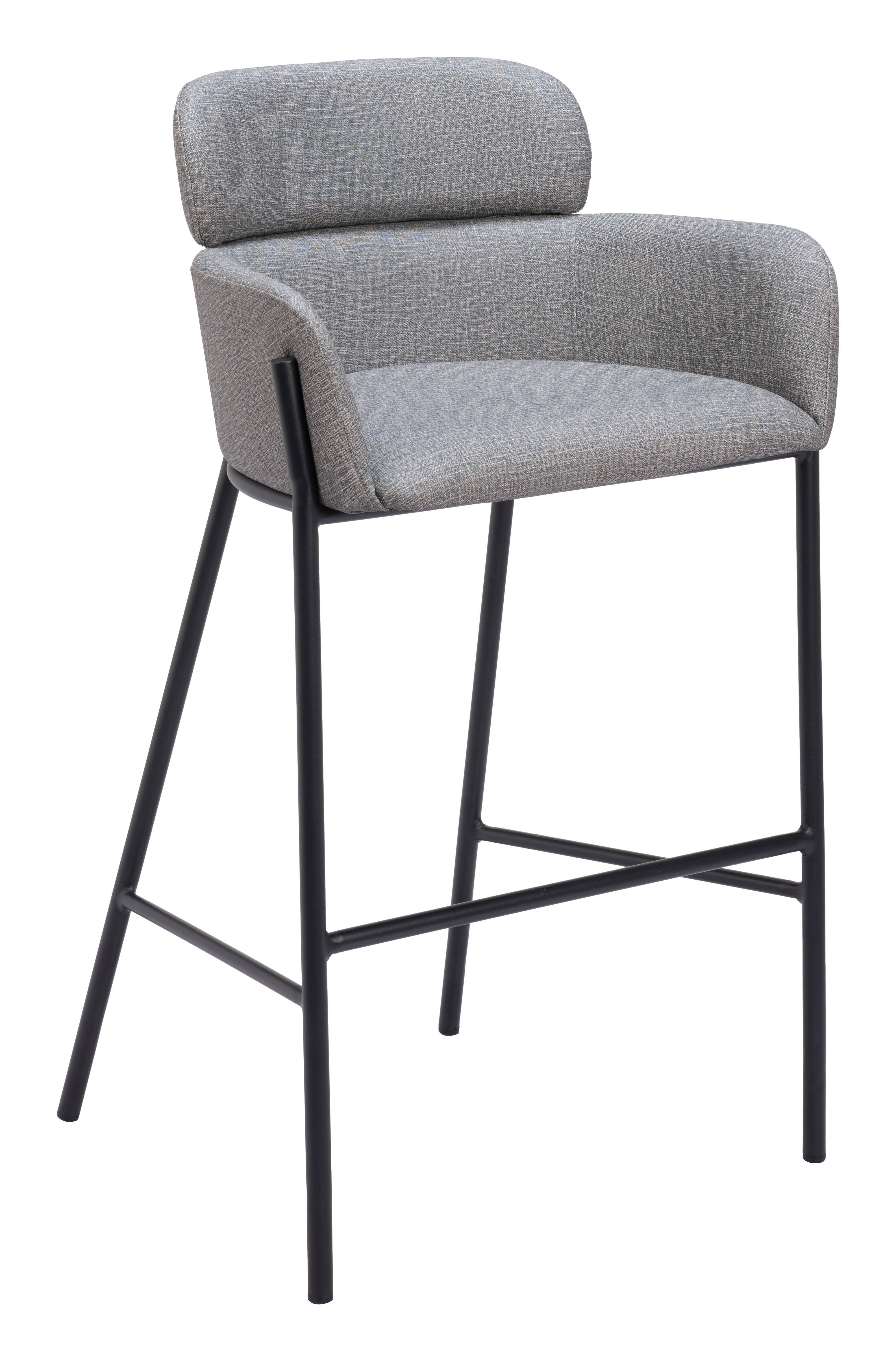 Hivvago - Bremor Barstool - Slate Gray