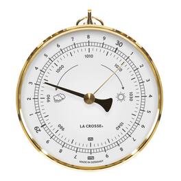 La Crosse Technology - Analog Dial Barometer - Made In Germany - White