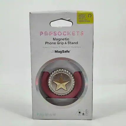 MAGNETIC ADAPTER INCLUDED
POPSOCKETS
Magnetic Phone Grip & Stand
Support-Poignée de Téléphone Magnétique
for MagSafe
PREMIUM