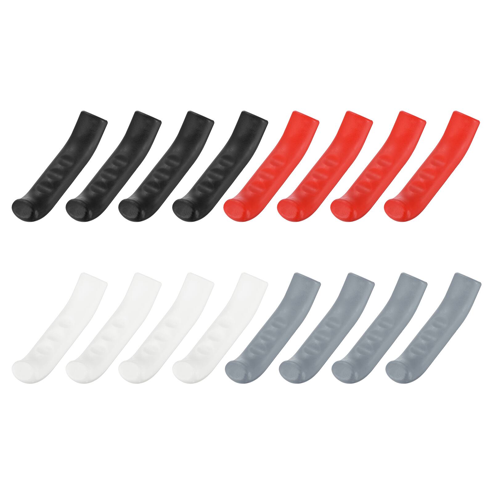 Gray, Red, Black, White