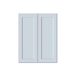 Boyel Living - 33in.W x12in.D x42in.H WALL CABINET Fully assembled Cabinet With Two HDF Doors - Gray