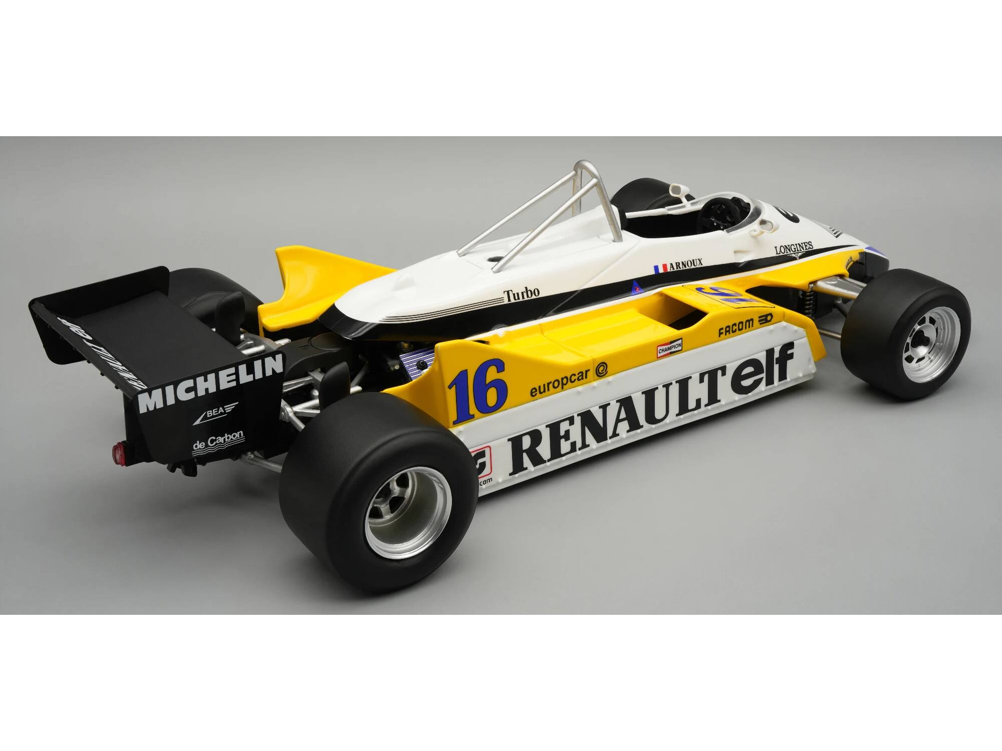 MICHELIN BEA de Carbon  
LONGINES ARNOUX Turbo  
FACOM CHAMPION  
elf 16 europcar  
RENAULTelf.com